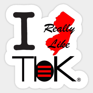 The Boardwalk Kings - I Heart TBK Logo Sticker